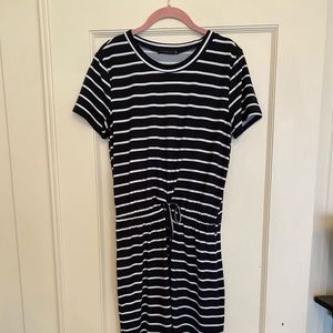 Striped t-shirt dress